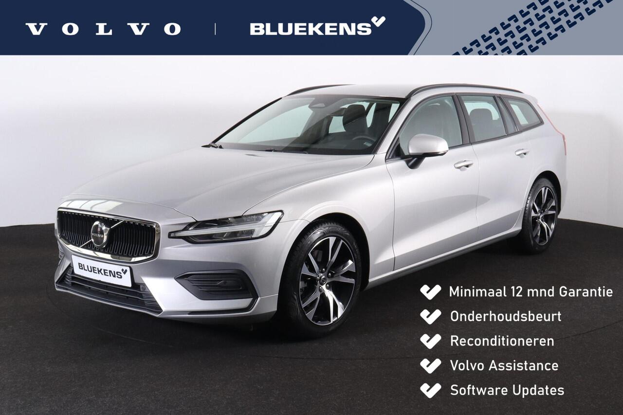 Volvo V60 B3 Essential Edition - IntelliSafe Assist & Surround - Parkeercamera achter - Verwarmde voorstoelen, stuur & achterbank - Parkeersensoren voor & achter - Draadloze tel. lader - High Performance audio - Elektr. inklapbare trekhaak - 18' LMV
