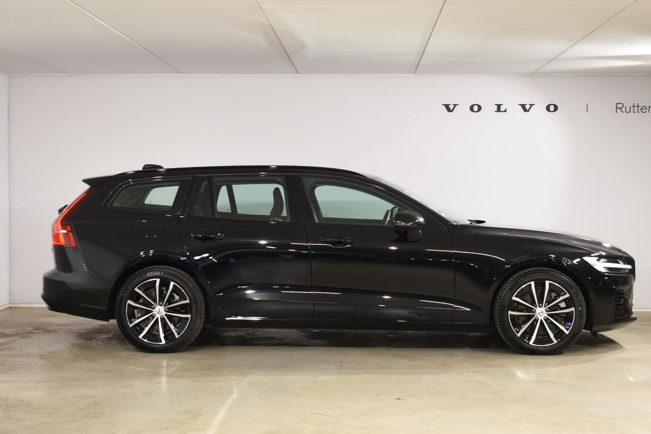 Volvo V60 T6 350PK Automaat Plug-in Hybrid AWD Plus Dark / Navigatie / Camera / Adaptieve Cruise Control / Elektrische Stoelen / Leder / LM Velgen /