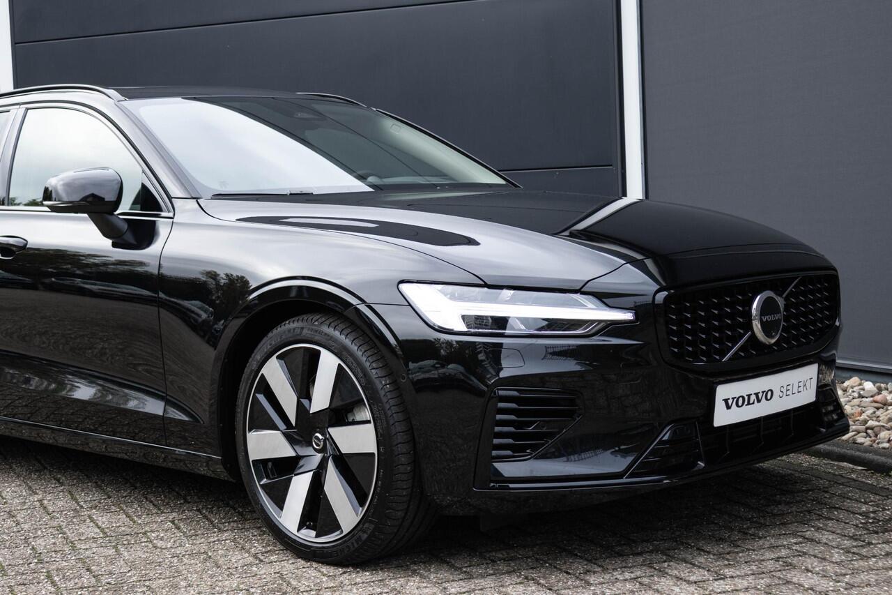 Volvo V60 T8 Automaat Plug-in hybrid AWD Ultra Dark | Massagestoelen | Elektrische trekhaak | Geventileerde stoelen | Bowers & Wilkins Hifi | 360 Camera