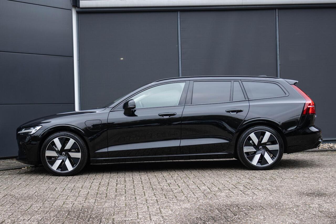 Volvo V60 T8 Automaat Plug-in hybrid AWD Ultra Dark | Massagestoelen | Elektrische trekhaak | Geventileerde stoelen | Bowers & Wilkins Hifi | 360 Camera