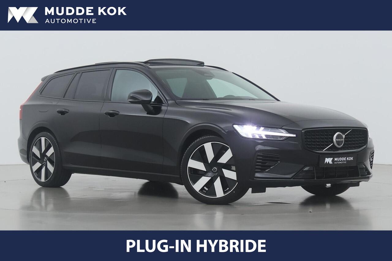 Volvo V60 T6 Plug-in hybrid Ultra Dark | Bowers&Wilkins | Head-Up | Panoramadak | Trekhaak | 360° Camera | ACC