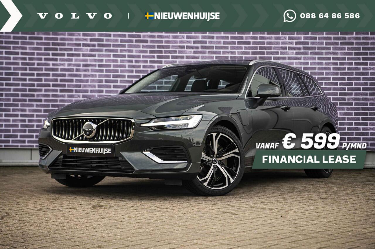 Volvo V60 2.0 T6 Plug-in hybrid AWD Plus Bright | Panoramadak | Adaptieve Cruise Control | Head Up Display | Forest Lake | Donker Glas | 360 Camera | 19" |