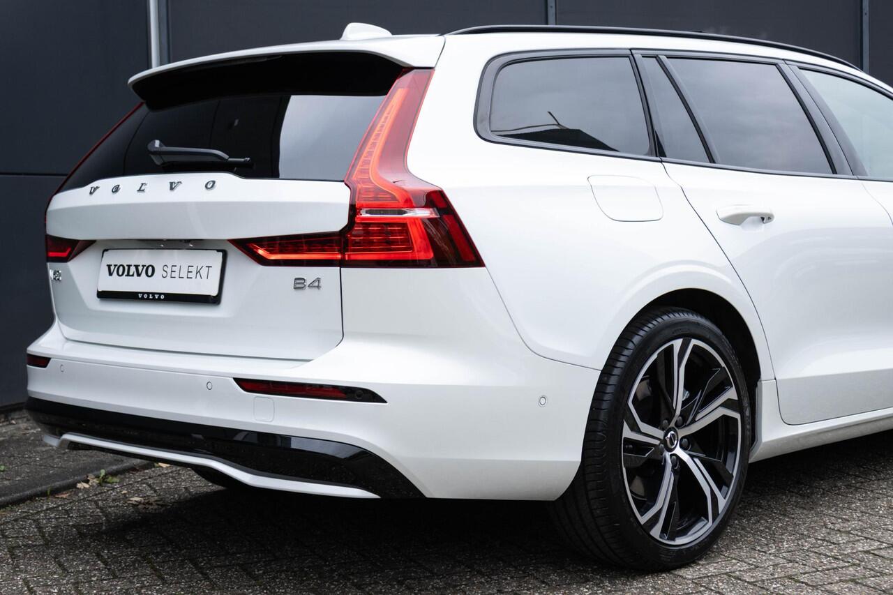 Volvo V60 B4 Automaat Plus Dark | Premium Sound by Harman & Kardon | Elektrisch schuif-/kanteldak | Elektrisch verstelbare voorstoelen met geheugen | Stoelkoeling & verwarming | Elektrische Trekhaak | 360 graden Camera | BLIS | Adaptieve Cruis Control |