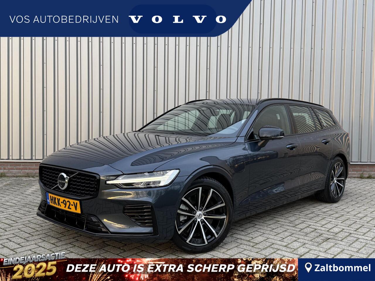 Volvo V60 2.0 T6 Plug-in hybrid AWD Plus Dark l Verwarmbare voorruit l Trekhaak l 360 Camera l