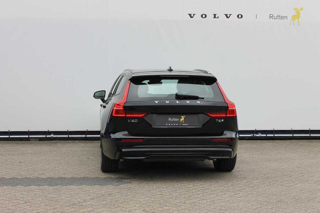 Volvo V60 T6 350PK Autm. Plug-in hybrid AWD Plus Dark Long Range / Google infotainment / Semi elekrisch wegklapbare trekhaak / Verwarmbare voorruit / Elektrisch bedienbare voorstoelen met geheugen / Verwarmbare voorstoelen