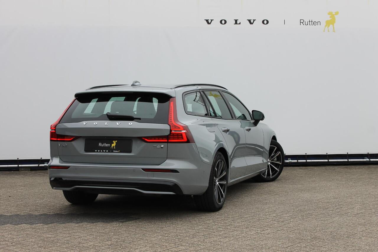 Volvo V60 T6 350PK Autm. Plug-in hybrid AWD Plus Dark Long Range / Google infotainment / Semi elekrisch wegklapbare trekhaak / Verwarmbare voorruit / Elektrisch bedienbare voorstoelen met geheugen / Verwarmbare voorstoelen