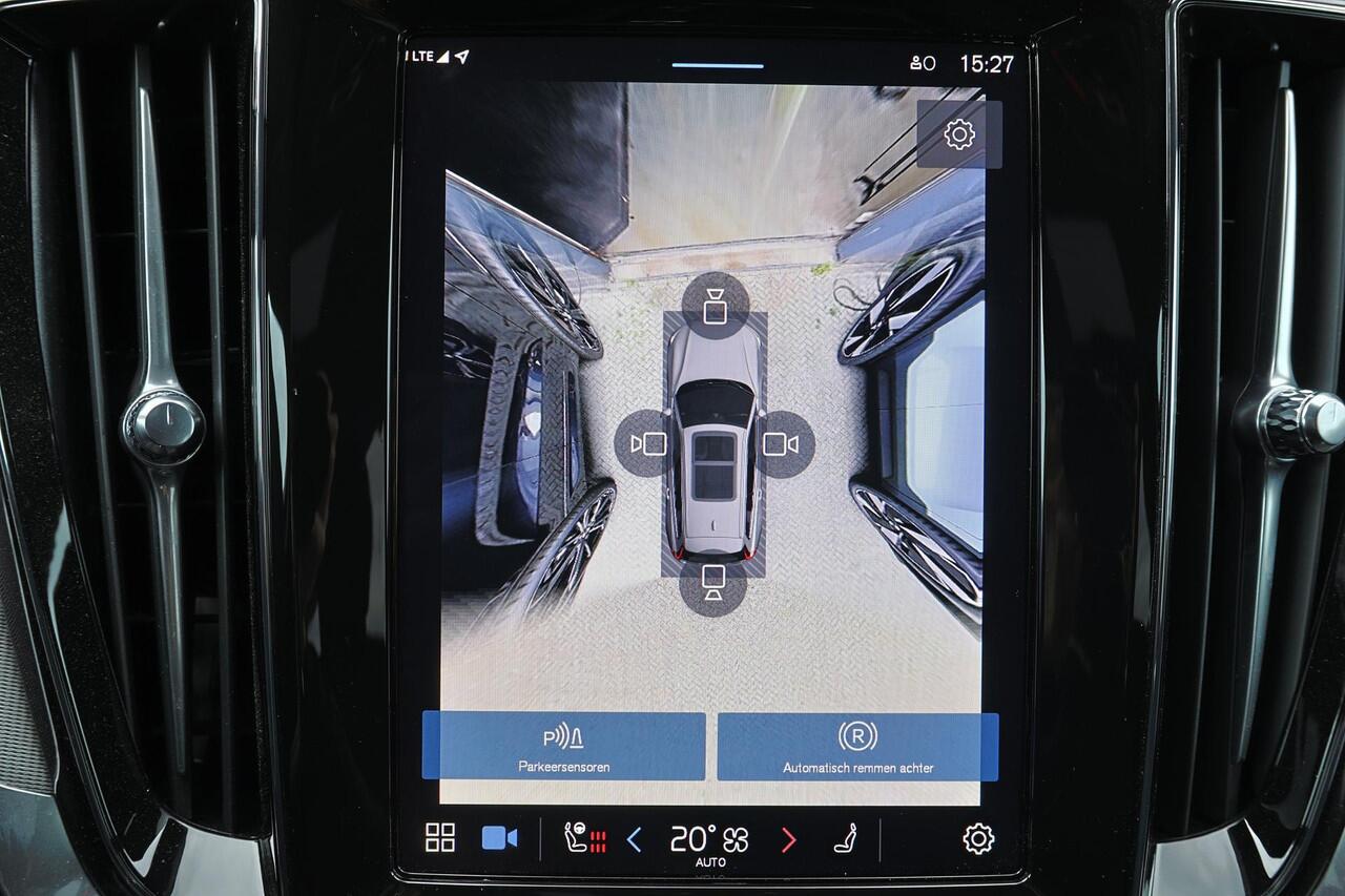 Volvo V60 T6 Recharge AWD Plus Dark - IntelliSafe Assist & Surround - 360º Camera - Harman/Kardon audio - Adaptieve LED koplampen - Verwarmde voorstoelen, stuur & achterbank - Parkeersensoren voor & achter - Elektr. bedienb. voorstoelen met geheugen - Extra getint 