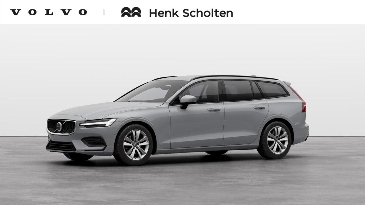 Volvo V60 B4 Essential Edition | Direct Leverbaar | Adaptieve Cruise Control | BLIS | Parkeersensoren en Camera | Zwarte Hemel | Climate Pack | Zwart Lederen Interieur | Extra Getint Glas |
