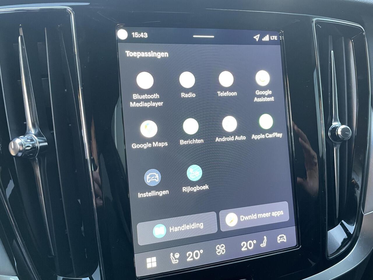 Volvo V60 T6 Plug-in hybrid AWD Essential Edition | Verwarmbare voorstoelen en stuurwiel | Adaptive Cruise Control | BLIS | Google Navigatie | Apple Carplay | Parkeercamera |