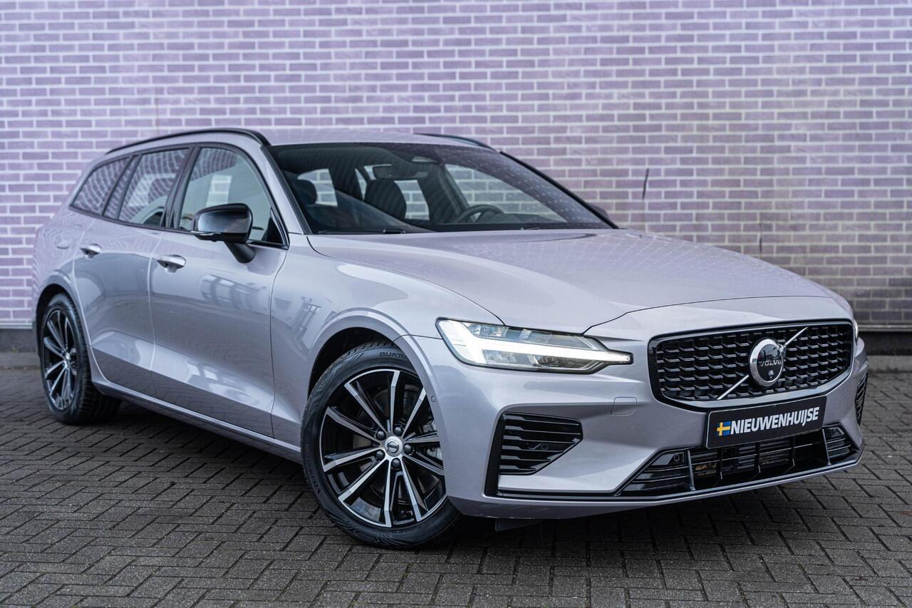 Volvo V60 2.0 T6 Plug-in hybrid AWD Plus Dark | Elektrisch verstelbare stoelen | Harmon Kardon | Sportstoelen| Elektrisch inklapbare Trekhaak | 360 Camera | Verwarmbare Voorruit |