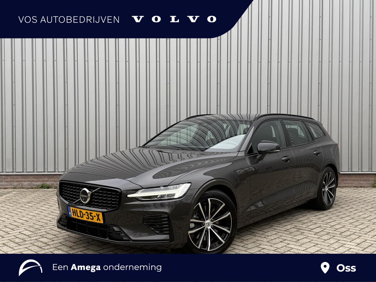 Volvo V60 2.0 T6 Plug-in hybrid AWD Plus Dark l Verwarmbare Voorruit l Trekhaak l 360 camera l