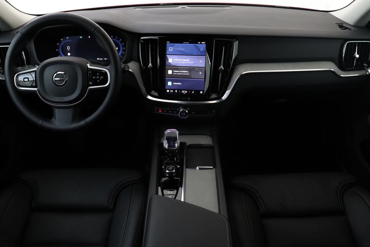 Volvo V60 B4 (M-HYBRID) PLUS DARK -GEVENT.LEDER|CAMERA|TREKHAAK|ADAP.CRUISE|POWER-SEATS|19"