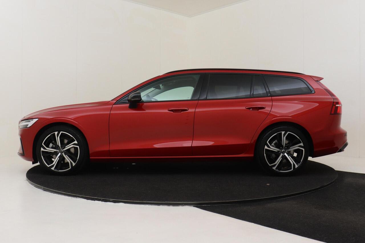 Volvo V60 B4 (M-HYBRID) PLUS DARK -GEVENT.LEDER|CAMERA|TREKHAAK|ADAP.CRUISE|POWER-SEATS|19"