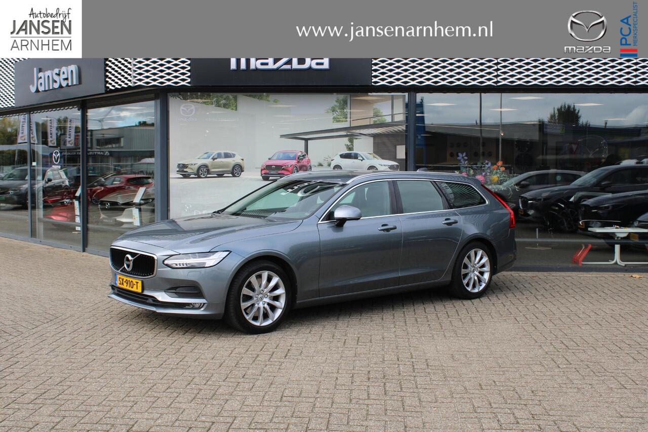 Volvo V90 2.0 T4 Momentum , Automaat, Leder, Trekhaak, Dakrails, Navi, Stoel/Stuurverwarming, Camera, Adap.Cruise, Apple Carplay & Android Auto, Clima, Bluetooth,