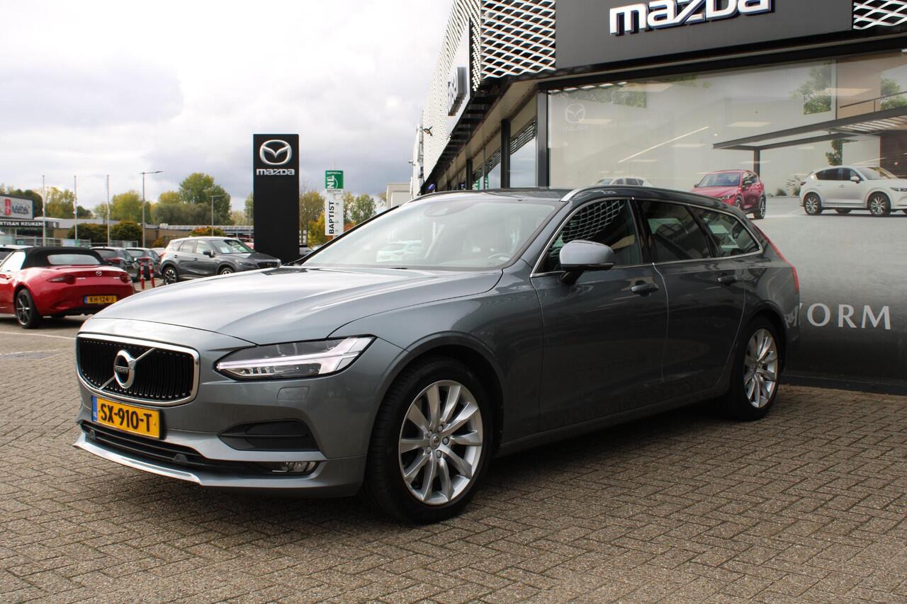 Volvo V90 2.0 T4 Momentum , Automaat, Leder, Trekhaak, Dakrails, Navi, Stoel/Stuurverwarming, Camera, Adap.Cruise, Apple Carplay & Android Auto, Clima, Bluetooth,