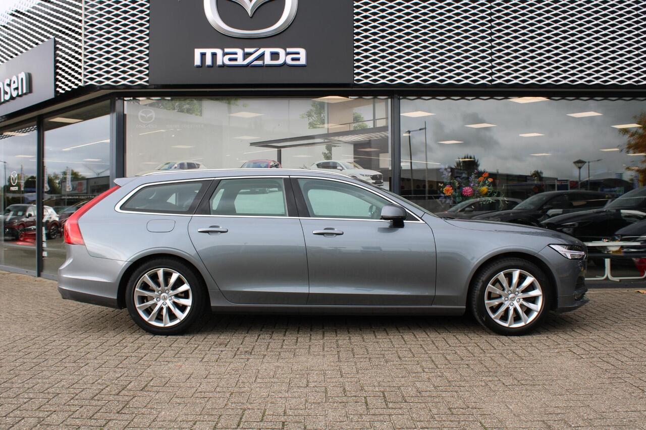 Volvo V90 2.0 T4 Momentum , Automaat, Leder, Trekhaak, Dakrails, Navi, Stoel/Stuurverwarming, Camera, Adap.Cruise, Apple Carplay & Android Auto, Clima, Bluetooth,