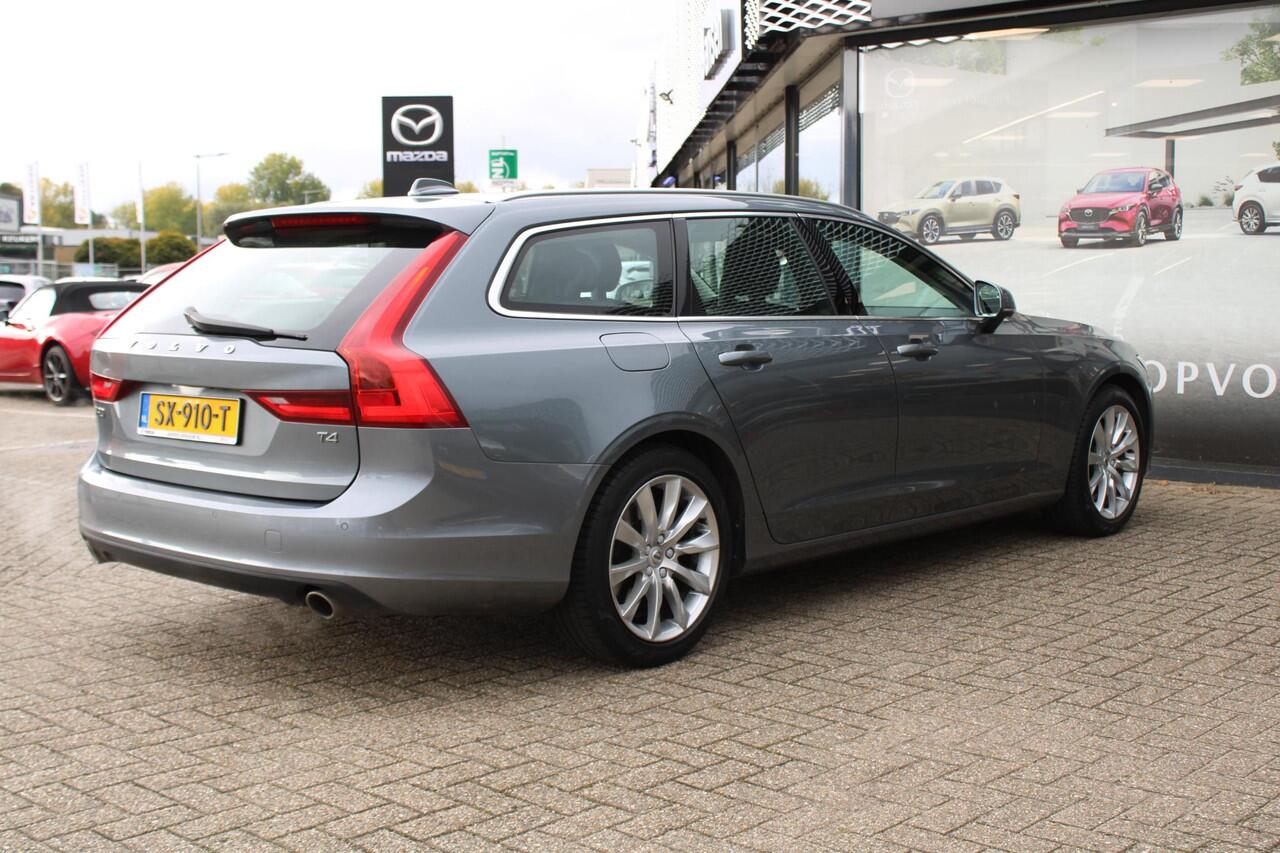 Volvo V90 2.0 T4 Momentum , Automaat, Leder, Trekhaak, Dakrails, Navi, Stoel/Stuurverwarming, Camera, Adap.Cruise, Apple Carplay & Android Auto, Clima, Bluetooth,