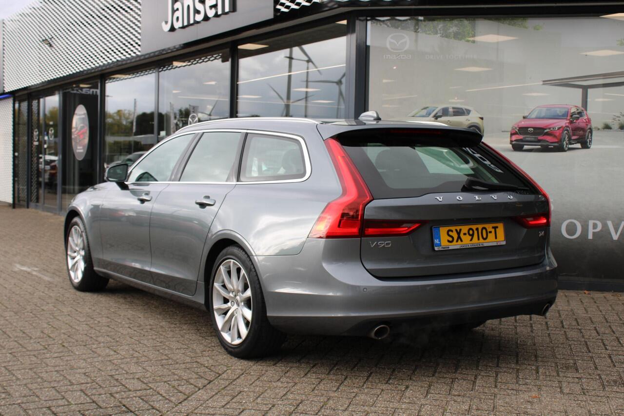 Volvo V90 2.0 T4 Momentum , Automaat, Leder, Trekhaak, Dakrails, Navi, Stoel/Stuurverwarming, Camera, Adap.Cruise, Apple Carplay & Android Auto, Clima, Bluetooth,