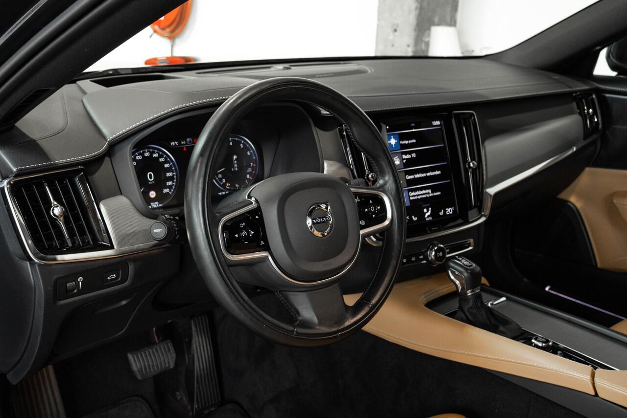 Volvo V90 2.0 T4 Business Luxury+ | Climate Control | Parkeerverwarming | Nappa Lederenbekleding | Keyless Entree | Harman Kardon Premium Audio | Stoelverwarming | Panoramadak | Head-Up Display | Massage Functie in voorstoelen