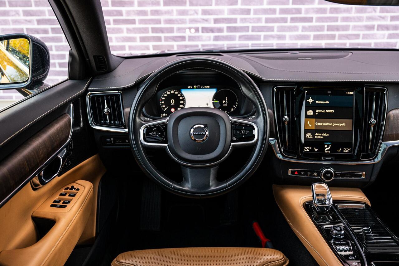 Volvo V90 2.0 T8 AWD Inscription | Trekhaak | Luchtvering | Head-up display | Harman & Kardon | 360° Camera | Stoel massage/ventilatie | Panorama dak | Adaptieve cruise control | FULL OPTION! |