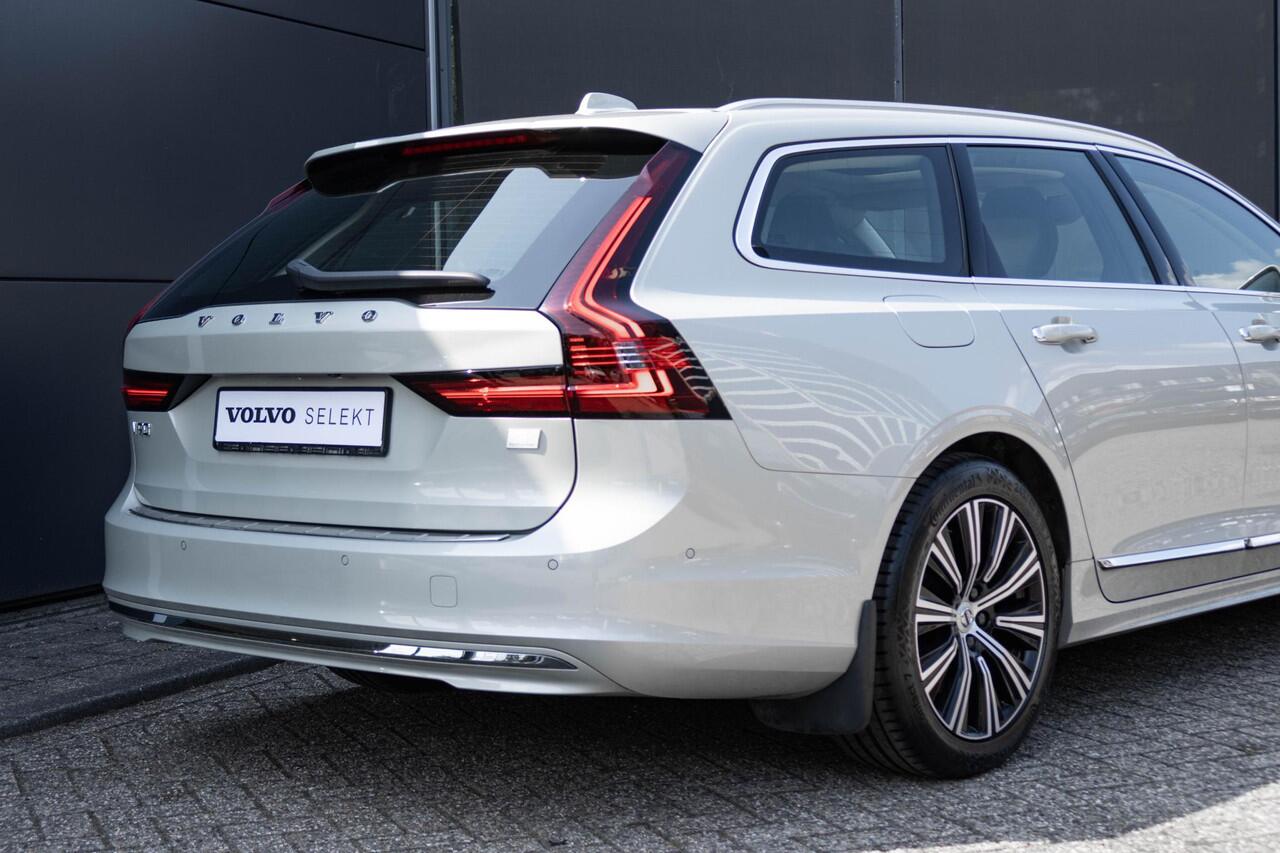 Volvo V90 T6 Automaat AWD Inscription Exclusive | Panoramisch schuif-/kantel dak | Nappa Leder met ventilatie | Grafisch Head-up Display | 4 Camera's | Premium Audio by Harman Kardon | Verwarmbare voerstoelen en Stuur | Massagefunctie in de voerstoelen | Familie Li