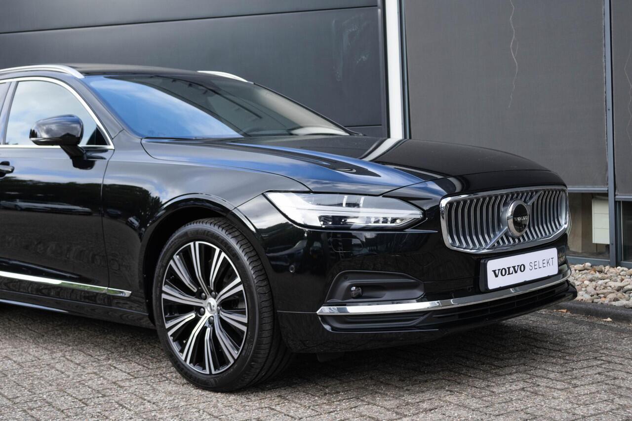 Volvo V90 B4 Plus Bright | Harman Kardon Premium Sound | 360 graden camera | Panoramisch schuif-/kanteldak | Alarm klasse 3 | Trekhaak | Google Navigatie |