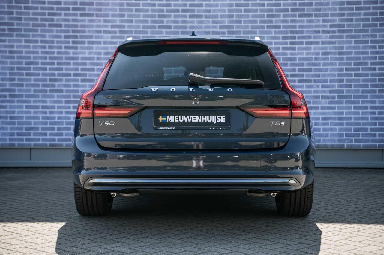 Volvo V90 2.0 T8 Plug-in hybrid AWD Ultra Bright | Luchtvering | Bowers & Wilkins | 360 Camera | Stoelmassage + Ventilatie | Gelamineerd Glas |