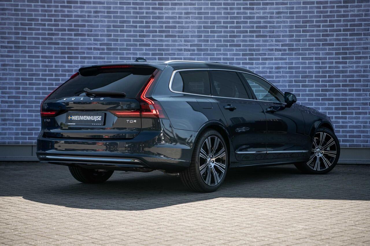 Volvo V90 2.0 T8 Plug-in hybrid AWD Ultra Bright | Luchtvering | Bowers & Wilkins | 360 Camera | Stoelmassage + Ventilatie | Gelamineerd Glas |