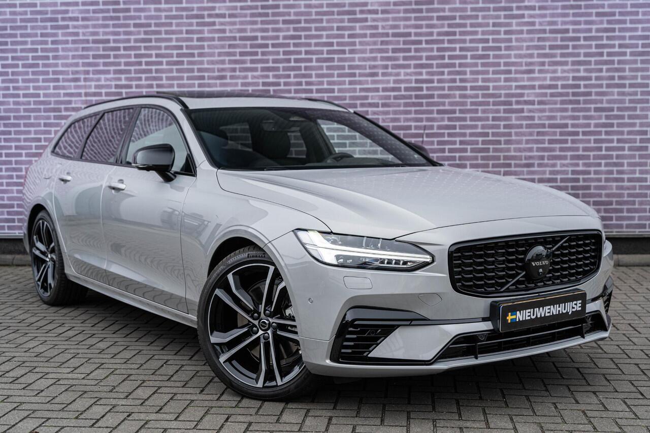 Volvo V90 T8 Plug-in hybrid AWD Ultimate Dark | Google | Longe Range | Bowers & Wilkins Audio | 360 Camera | Luchtvering | Schuif-/Kanteldak | Sportstoelen | Head-Up Display | Stuur-/Stoelverwarming Voor + Achter | Elek. Stoelen | Memory | Getint Glas | Elek. Achte