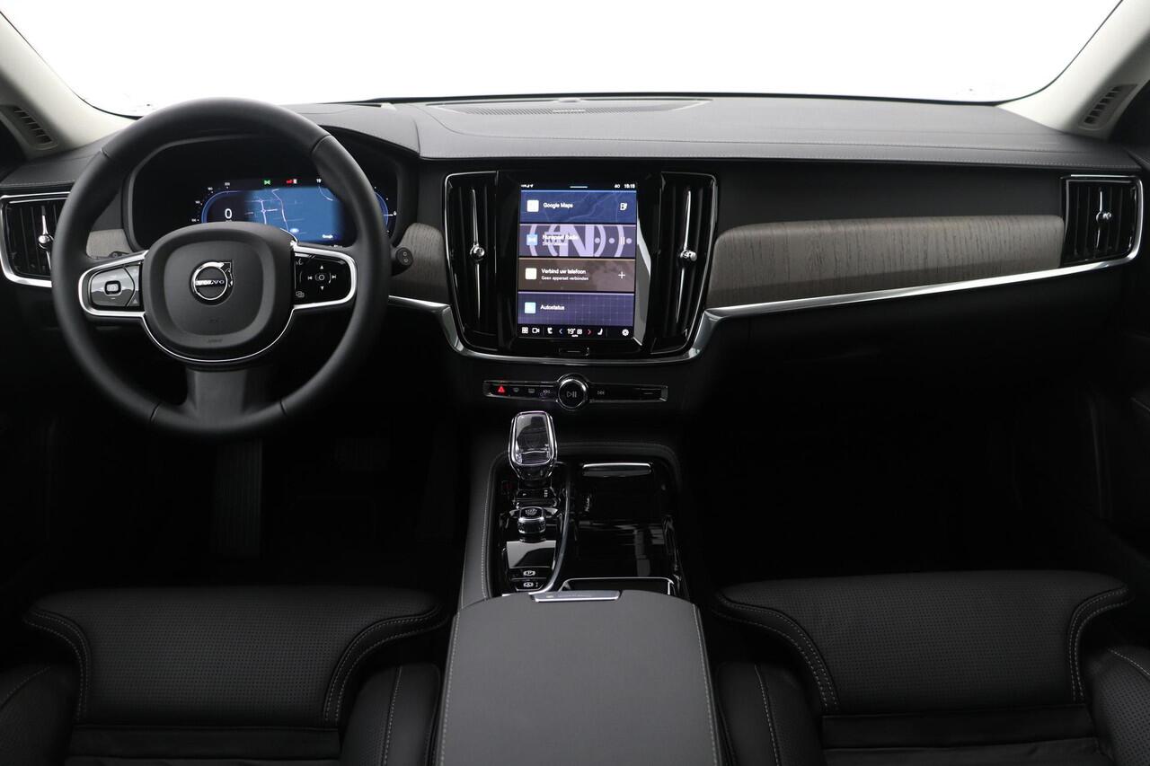 Volvo V90 T6 Plug-in hybrid Ultra Dark | Luchtvering Achter | Massage+Ventilatie | Head-Up | 360° Camera |
