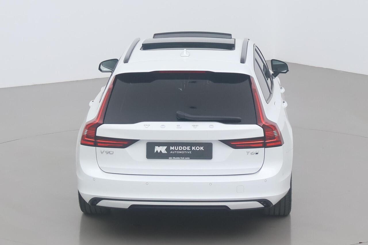 Volvo V90 T6 Plug-in hybrid Ultra Dark | Luchtvering Achter | Massage+Ventilatie | Head-Up | 360° Camera |