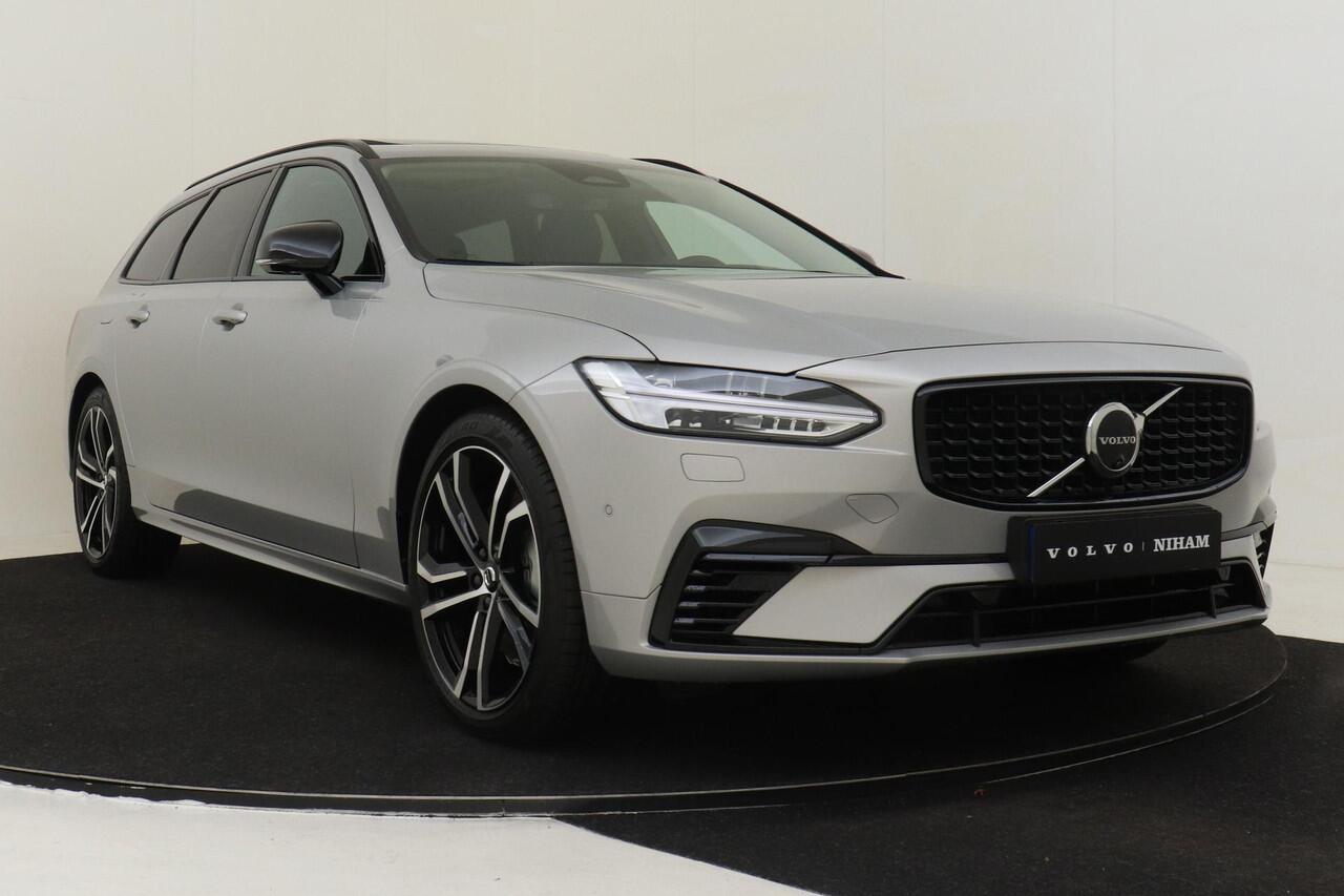 Volvo V90 T6 PLUG-IN HYBRID AWD ULTRA DARK *FULL OPTIONS!* -PANO.DAK|BOWERS&WILKINS|GEVENT.LEDER+MASSAGE|LUCHTVERING|360°CAM|20"