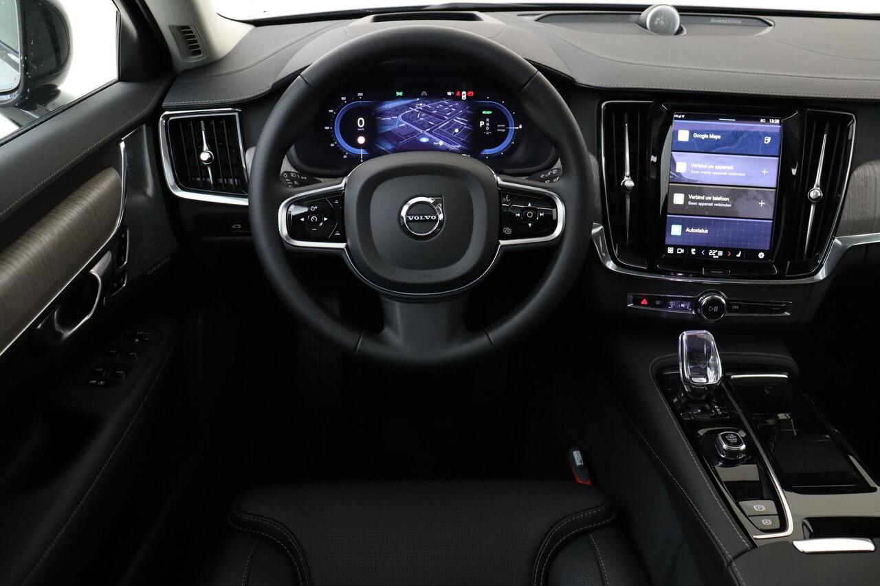Volvo V90 T6 PLUG-IN HYBRID AWD ULTRA DARK *FULL OPTIONS!* -PANO.DAK|BOWERS&WILKINS|GEVENT.LEDER+MASSAGE|LUCHTVERING|360°CAM|20"