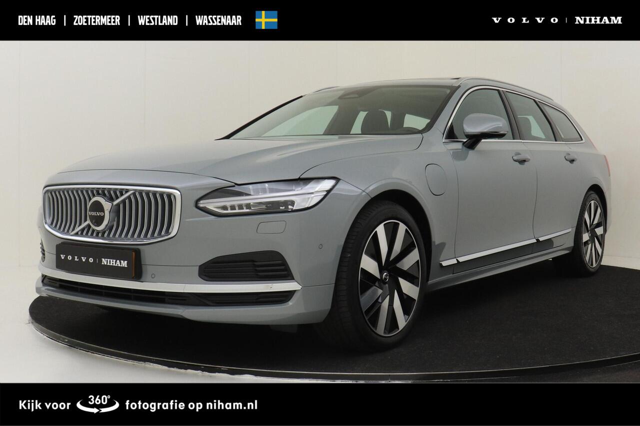 Volvo V90 T6 PLUG-IN HYBRID AWD ULTRA BRIGHT -PANO.DAK|HARMAN/KARDON|GEVENT.LEDER+MASSAGE|360°CAM|TREKHAAK|HEAD-UP DISP.