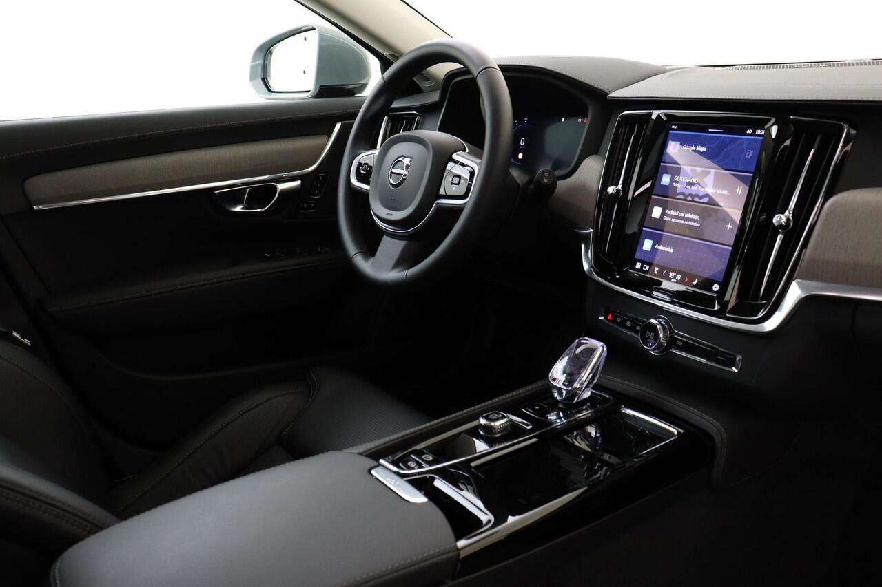Volvo V90 T6 PLUG-IN HYBRID AWD ULTRA BRIGHT -PANO.DAK|HARMAN/KARDON|GEVENT.LEDER+MASSAGE|360°CAM|TREKHAAK|HEAD-UP DISP.