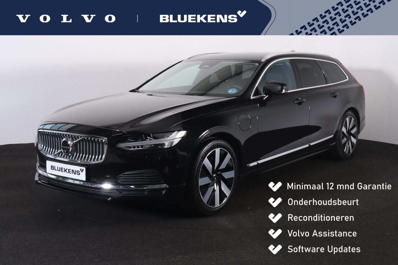 Volvo V90 T6 Recharge AWD Plus Bright - IntelliSafe Assist & Surround - 360º Camera - Harman/Kardon audio - Adaptieve LED koplampen - Verwarmde voorstoelen, stuur & achterbank - Parkeersensoren voor & achter - Elektr. bedienb. voorstoelen met geheugen - Extra getin