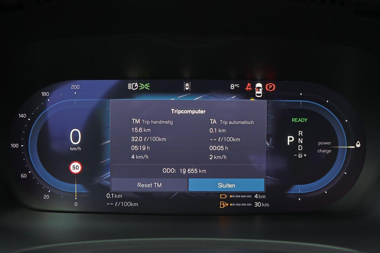 Volvo V90 T6 Recharge AWD Plus Bright - IntelliSafe Assist & Surround - 360º Camera - Harman/Kardon audio - Adaptieve LED koplampen - Verwarmde voorstoelen & stuur - Parkeersensoren voor & achter - Elektr. bedienb. voorstoelen met geheugen - 19' LMV