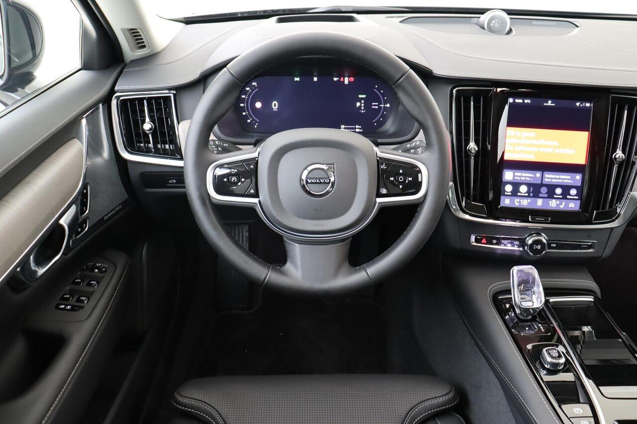 Volvo V90 T8 PLUG-IN HYBRID AWD ULTRA EXECUTIVE EDITION DARK *FULL OPTIONS!* -PANO.DAK|BOWERS&WILKINS|LUCHTVERING|GEVENT.LEDER+MASSAGE|360°CAM|PRIVACY.GLAS|HEAD-UP DISP.|20"