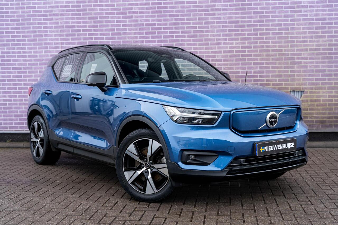 Volvo XC40 Recharge P8 AWD R-Design | Google | Adaptieve Cruise Control | Schuif-/Kanteldak | 360 Camera | Harman Kardon Audio | Zitverlenging | Elek. Achterklep | Dodehoekdetectie | Stoel-/Stuurverwarming | Park Assist | Apple Carplay | 19" LM