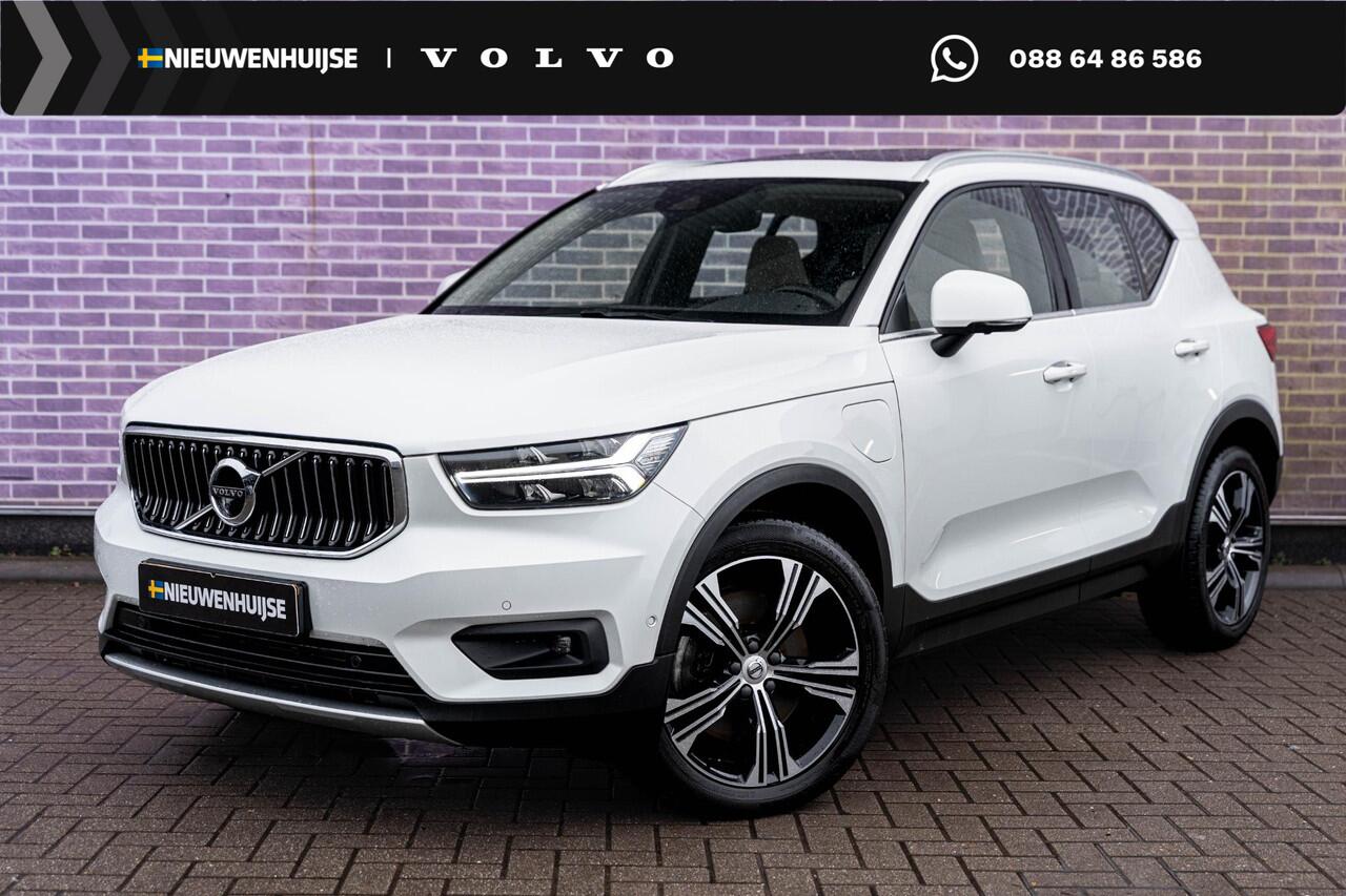 Volvo XC40 T5 Recharge Inscription | Navigatie | Adaptieve Cruise Control | Panoramadak | Harman Kardon Audio | Elek. Stoelen | 360 Camera | Voorruit Verwarming | Stoel-/Stuurverwarming | Park Assist | Draadloos Opladen Telefoon | Dodehoekdetectie | Pilot Assist | B