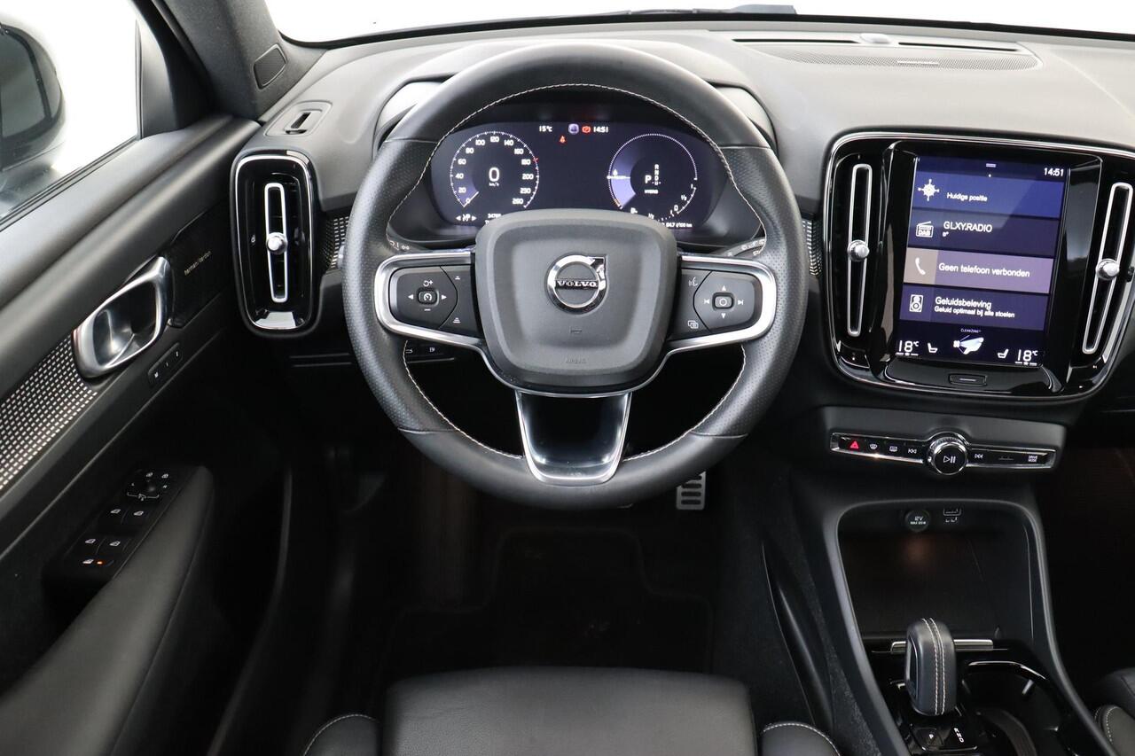 Volvo XC40 T5 RECHARGE R-DESIGN -PANO.DAK|HARMAN/KARDON|360°CAM|LEDER|BLIS|POWER-SEATS|KEYLESS|ADAP.LED