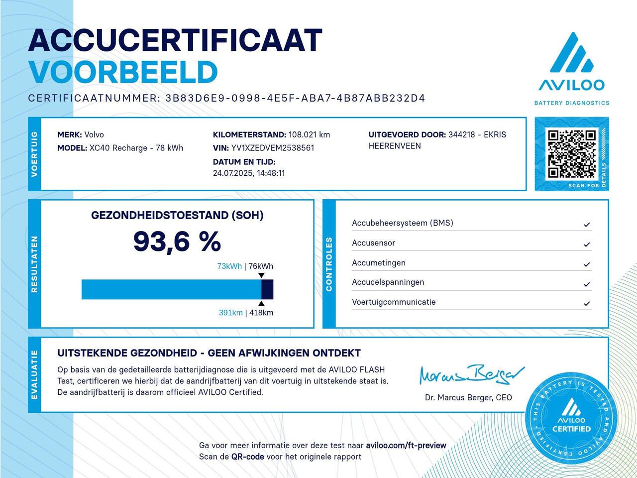 Volvo XC40 Recharge P8 AWD R-Design SoH 93,6% | Keyless | Navi | 19"