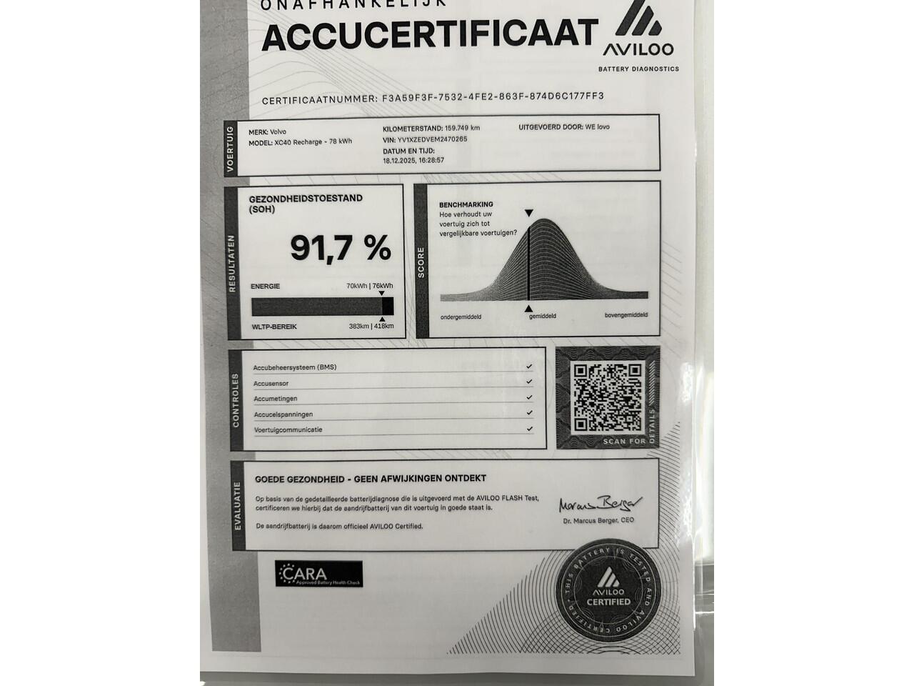 Volvo XC40 Recharge Plus 20 inch Park Assist Pack/ 91 % Soh/Met 2 jaar APK en Beurt
