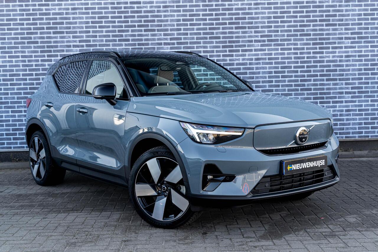 Volvo XC40 Recharge Twin AWD 78 kWh Ultimate | Trekhaak | Panoramadak | Lichtmetalen Velgen 20 inch | Warmtepomp | Harman Kardon Audio | BLIS | 360 Graden Camera | Elektrisch Verstelbare Voorstoelen | Keyless Entry