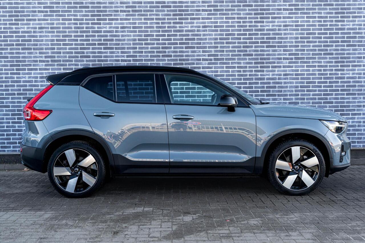 Volvo XC40 Recharge Twin AWD 78 kWh Ultimate | Trekhaak | Panoramadak | Lichtmetalen Velgen 20 inch | Warmtepomp | Harman Kardon Audio | BLIS | 360 Graden Camera | Elektrisch Verstelbare Voorstoelen | Keyless Entry