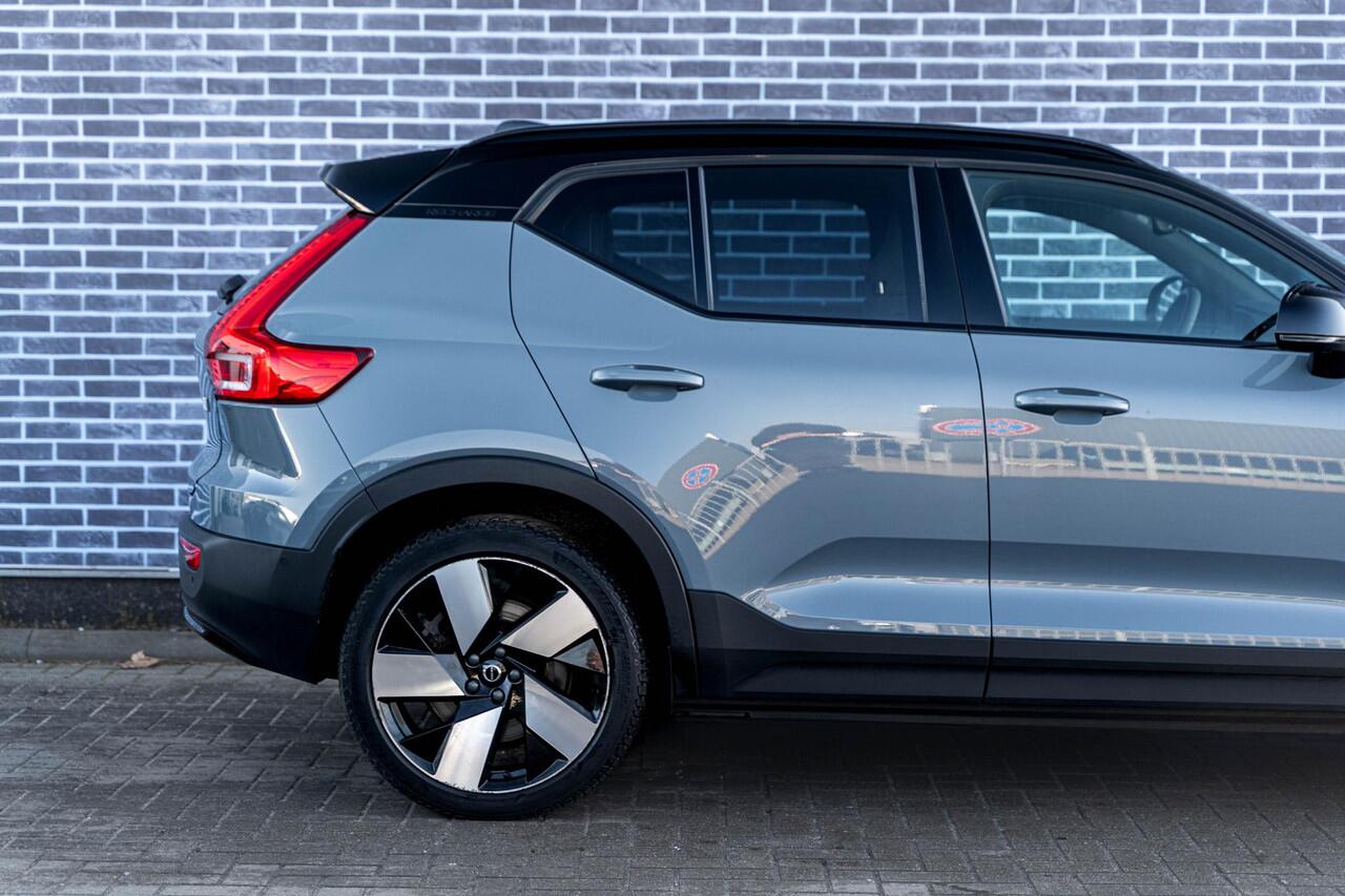 Volvo XC40 Recharge Twin AWD 78 kWh Ultimate | Trekhaak | Panoramadak | Lichtmetalen Velgen 20 inch | Warmtepomp | Harman Kardon Audio | BLIS | 360 Graden Camera | Elektrisch Verstelbare Voorstoelen | Keyless Entry