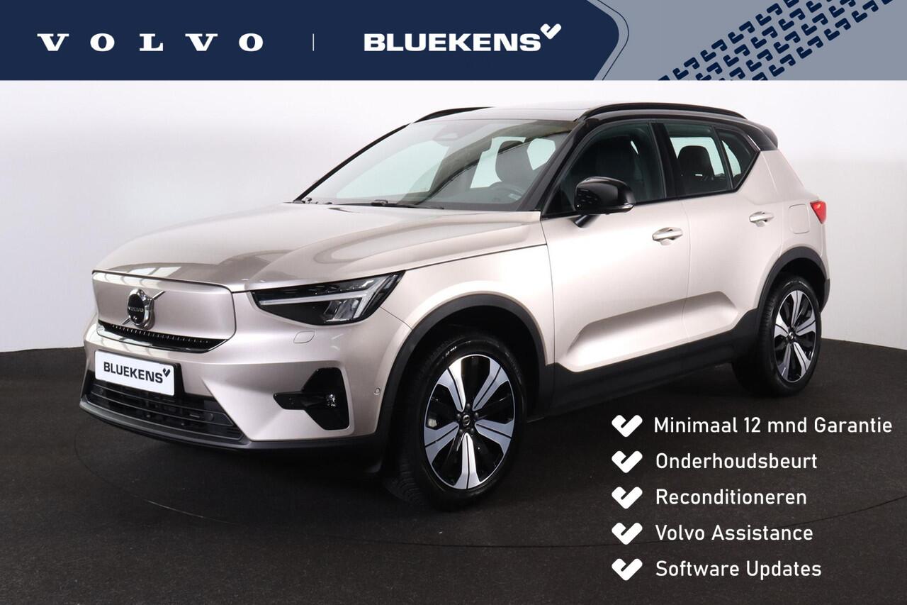 Volvo XC40 Recharge Twin Ultimate 78 kWh - Panorama/schuifdak - IntelliSafe Assist & Surround - 360º Camera - Harman/Kardon audio - Verwarmde voorstoelen, stuur & achterbank - Parkeersensoren voor & achter - Elektr. bedienb. voorstoelen met geheugen links - Draadloz