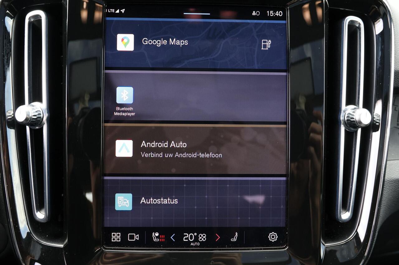 Volvo XC40 Recharge Twin Ultimate 78 kWh - Panorama/schuifdak - IntelliSafe Assist & Surround - 360º Camera - Harman/Kardon audio - Verwarmde voorstoelen, stuur & achterbank - Parkeersensoren voor & achter - Elektr. bedienb. voorstoelen met geheugen links - Draadloz