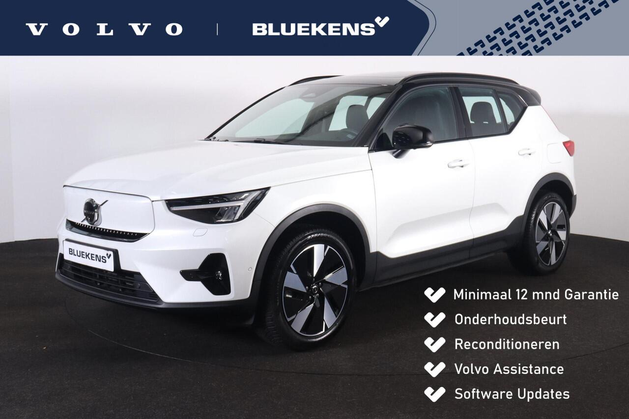 Volvo XC40 Extended Range Ultimate 82 kWh - Panorama/schuifdak - IntelliSafe Assist & Surround - 360º Camera - Harman/Kardon audio - Verwarmde voorstoelen, stuur & achterbank - Parkeersensoren voor & achter - Elektr. bedienb. voorstoelen met geheugen links - Draadlo