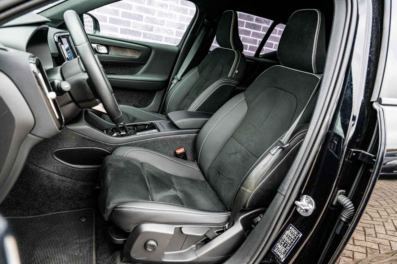 Volvo XC40 Single Motor Extended Range Plus 82 kWh | Adaptieve cruise control | Stoel- en stuurverwarming | Nubuck Interieur | Warmtepomp | 20 inch velgen | Camera |